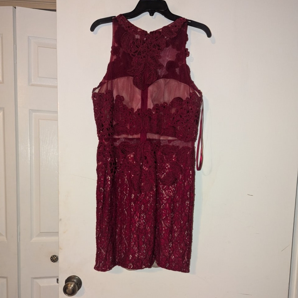Red Abby Paris size 14 with small  diamond.